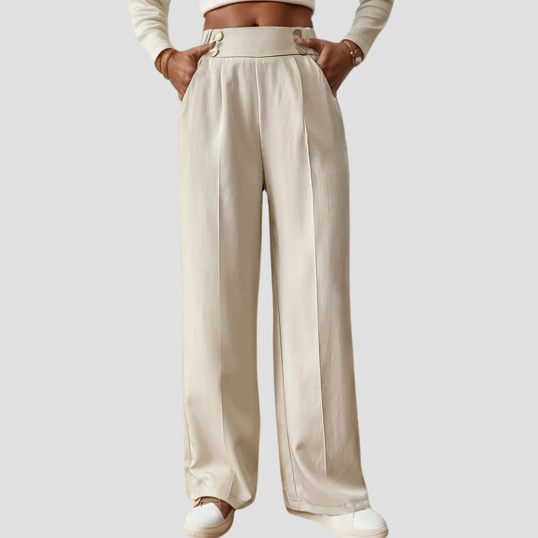 Vellison | Elegant High-Waisted Trouser
