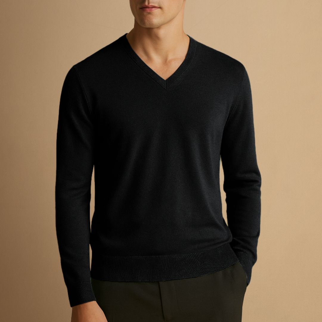Vellison | Classic V-Neck Jumper