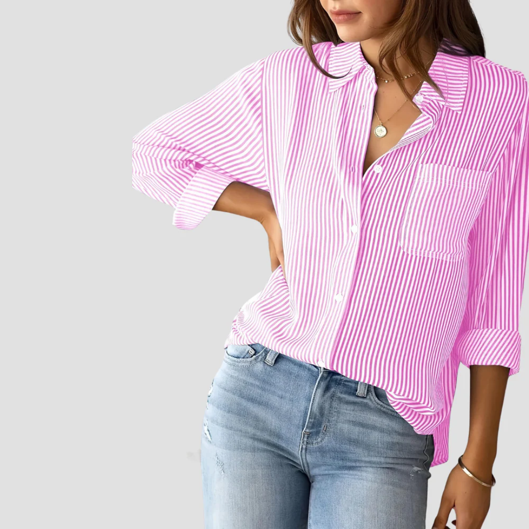 Vellison | Striped Blouse