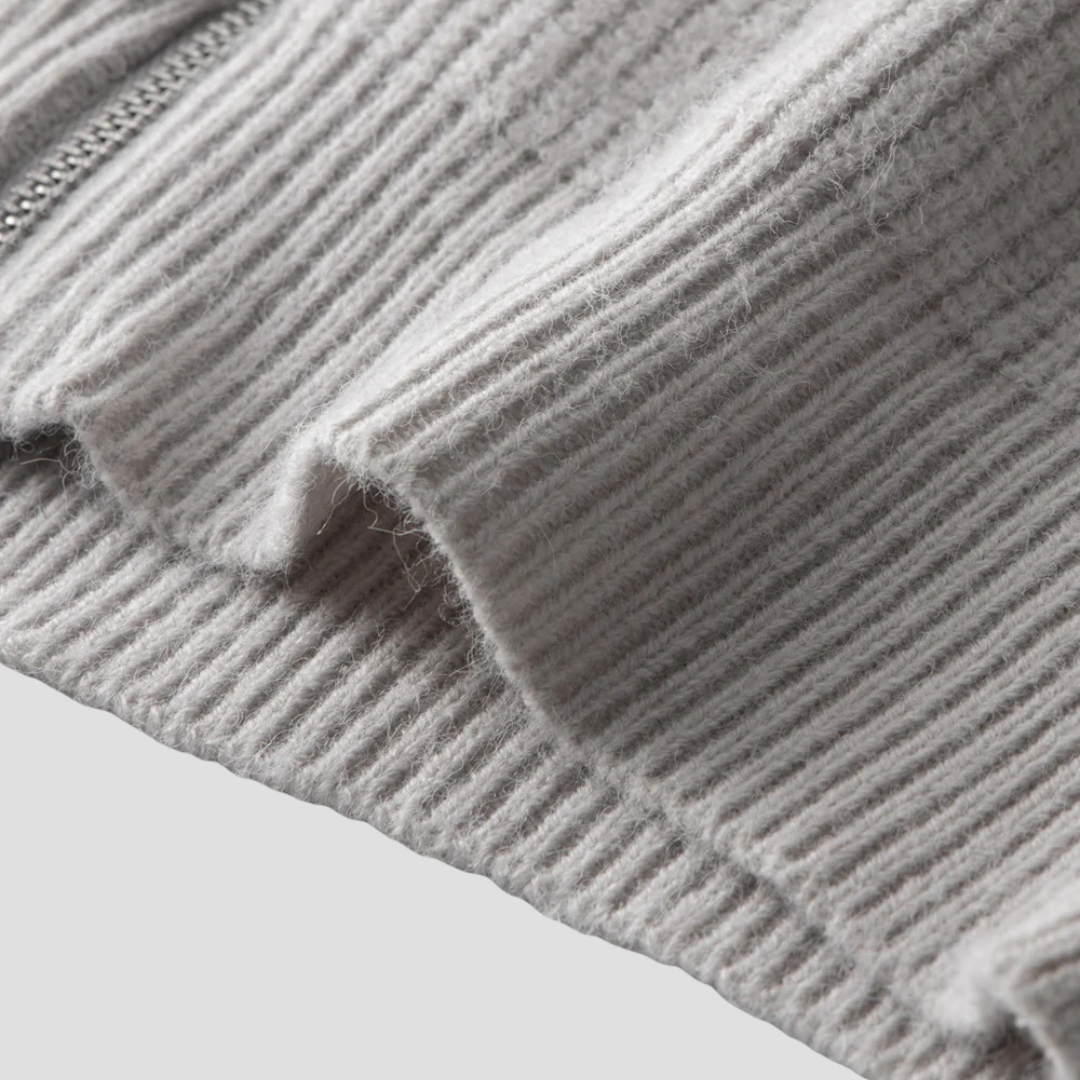 Vellison | Smart Knit Zip Cardigan