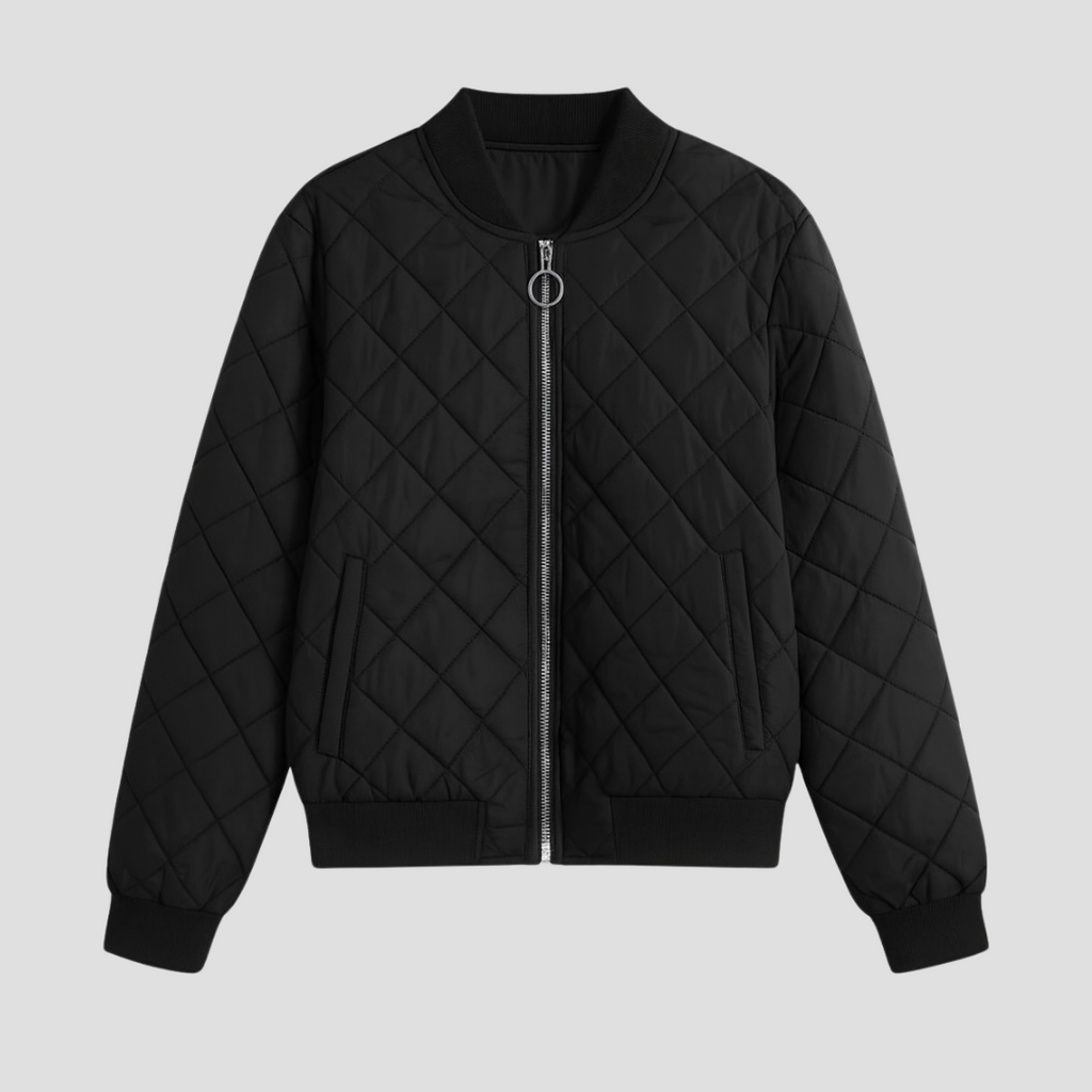 Vellison | Quilted Bomber Jacket