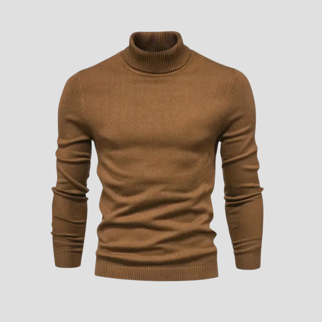 Vellison | Turtleneck Knit Pullover
