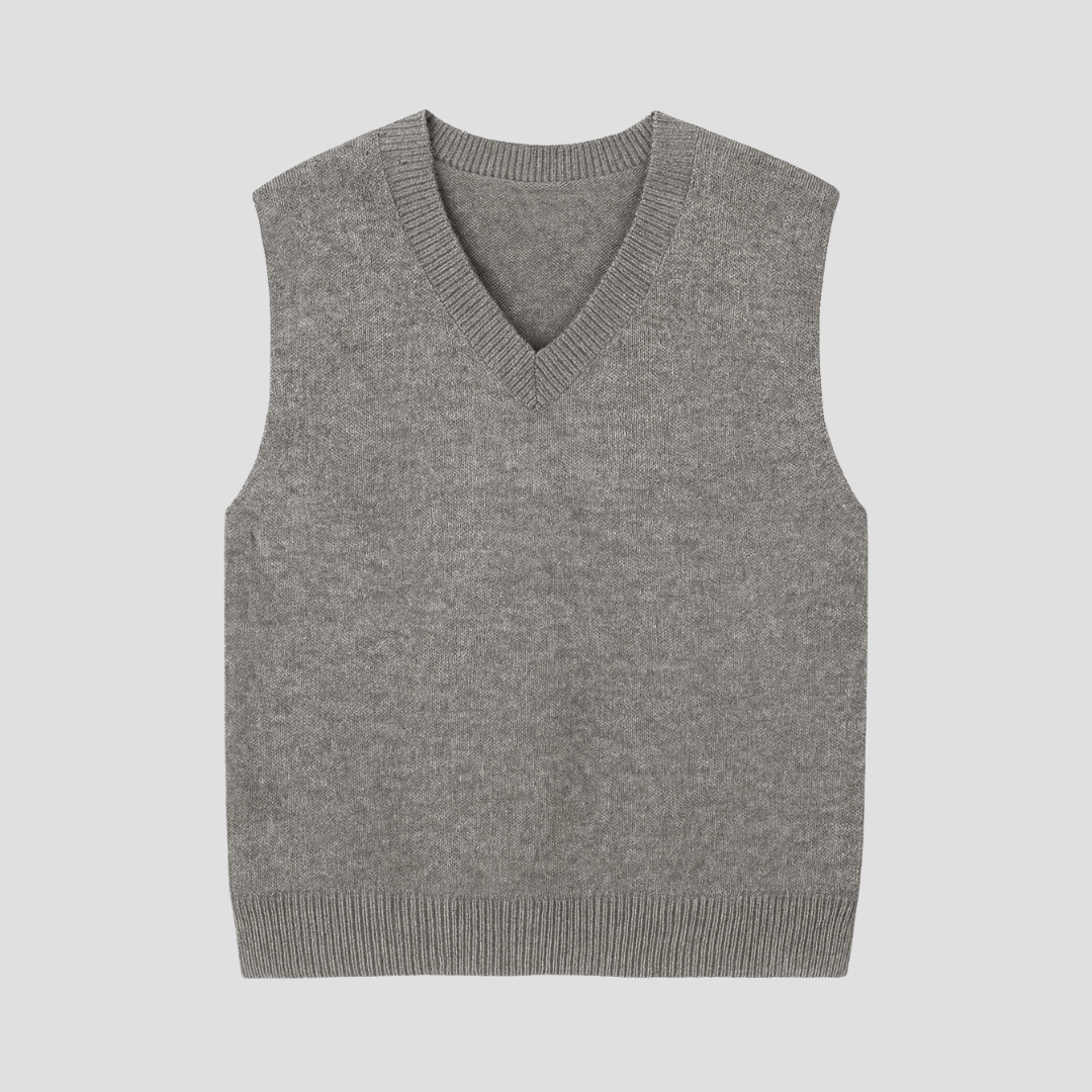 Vellison | V-Neck Knit Vest