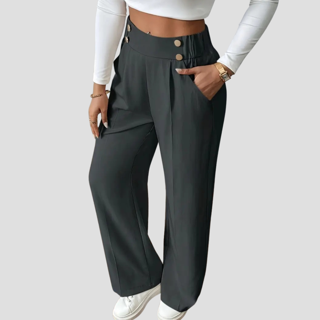 Vellison | Elegant High-Waisted Trouser