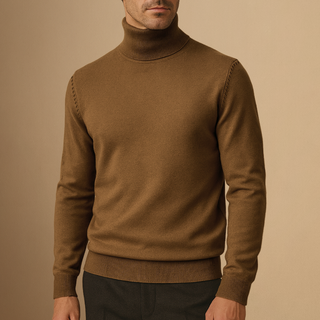 Vellison | Turtleneck Knit Pullover