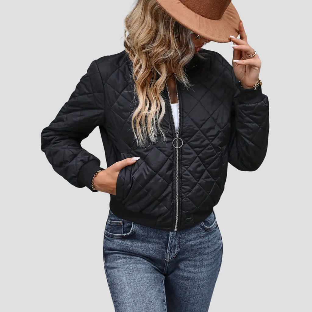 Vellison | Quilted Bomber Jacket