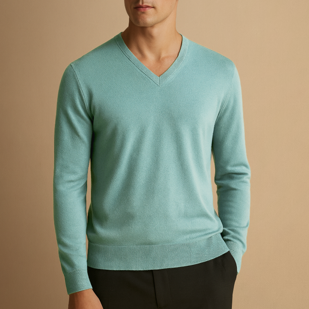 Vellison | Classic V-Neck Jumper