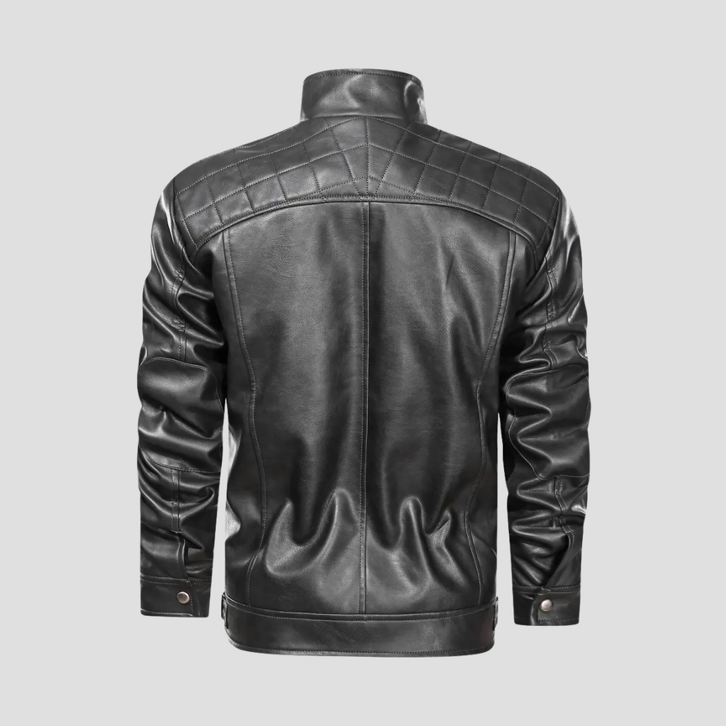 Vellison | Leather Biker Jacket