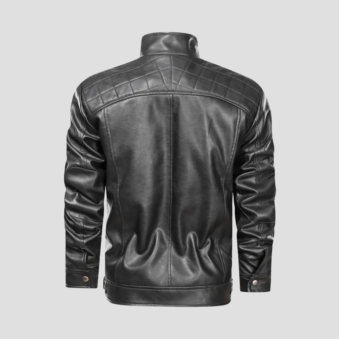 Vellison | Leather Biker Jacket