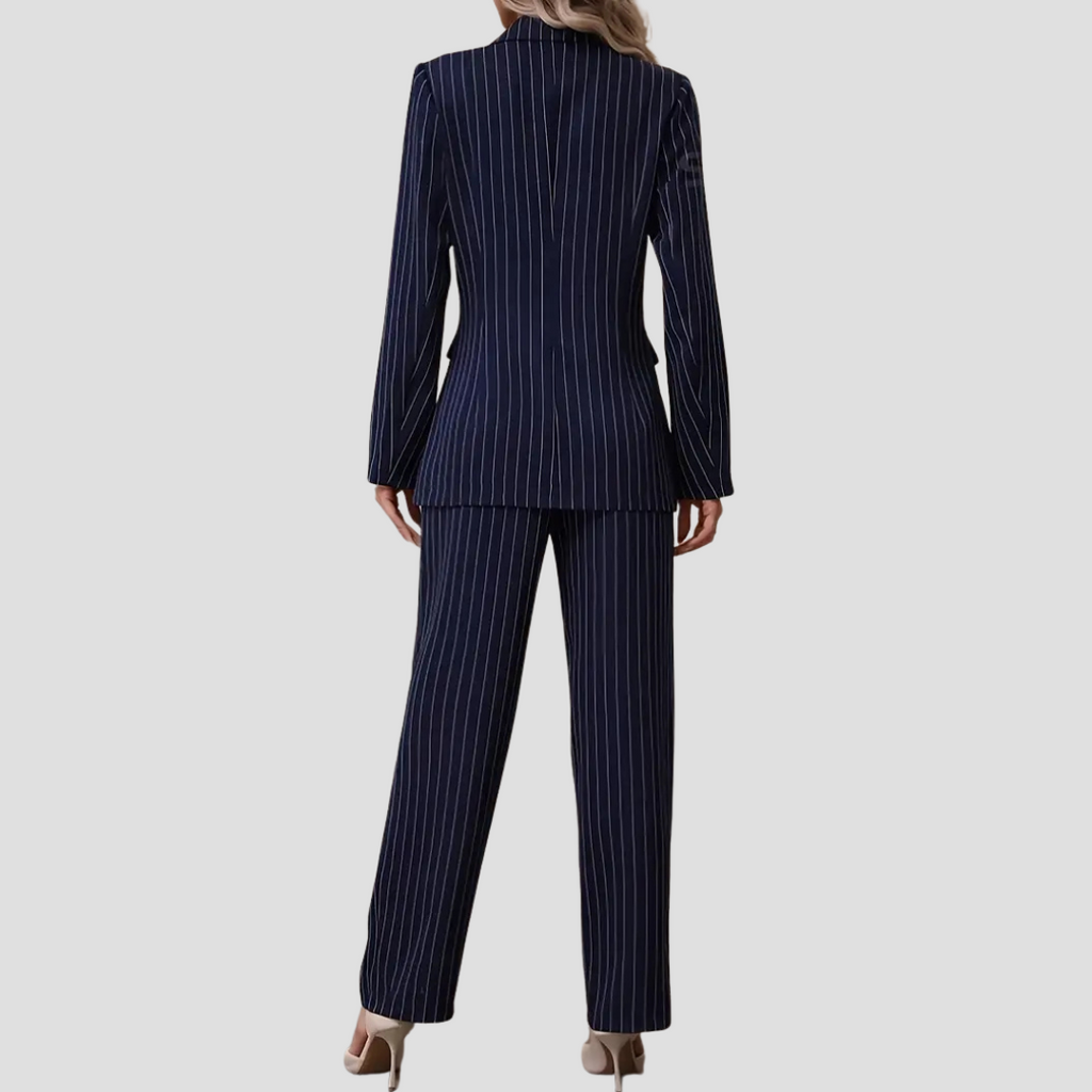 Vellison | Pinstripe Suit Set