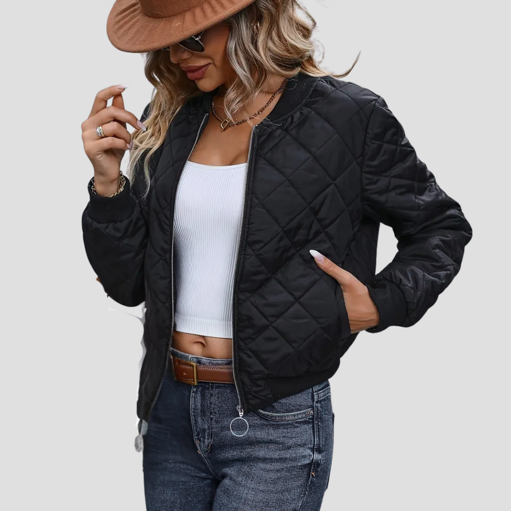 Vellison | Quilted Bomber Jacket