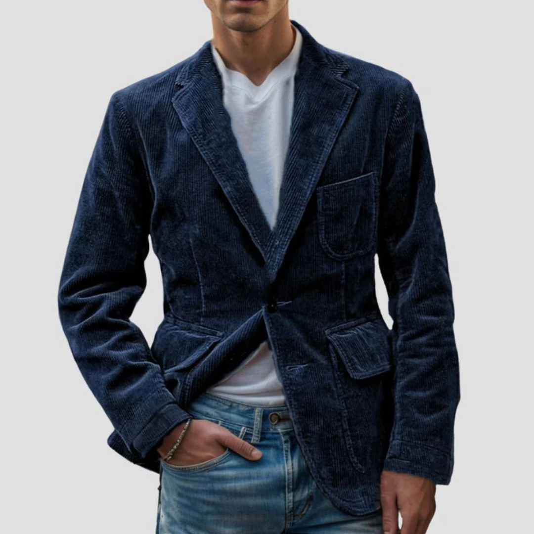 Vellison | Textured Corduroy Blazer