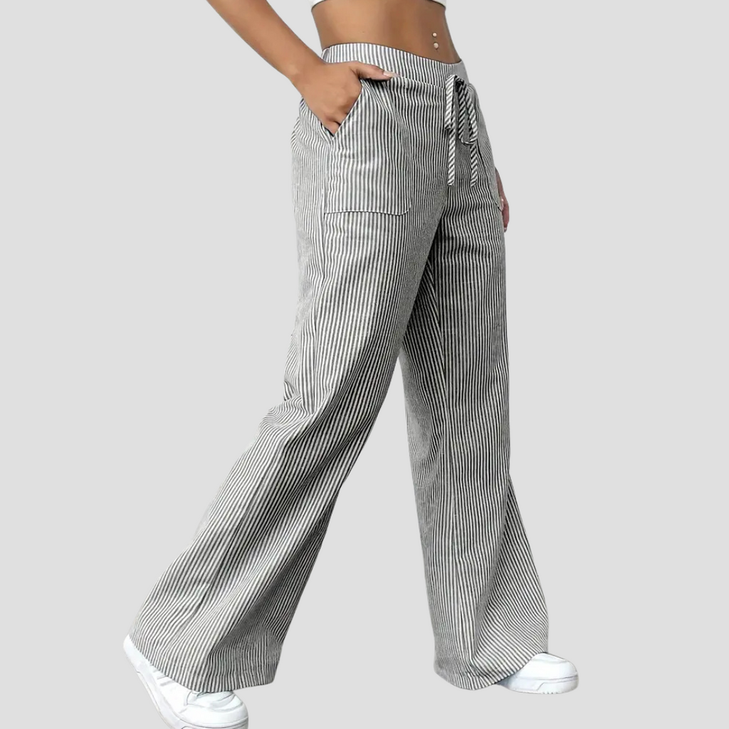 Vellison | Relaxed Striped Trousers