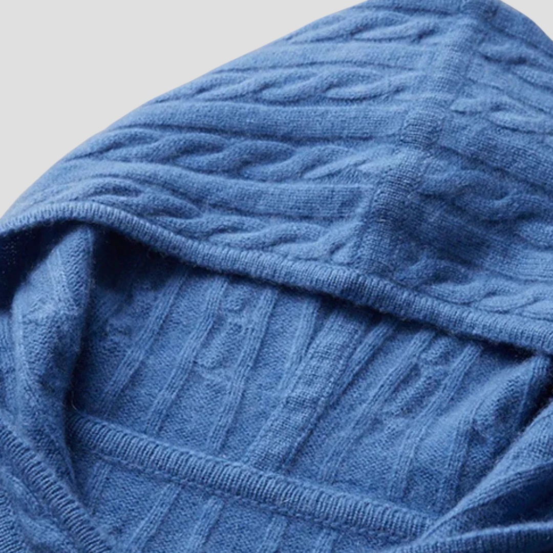 Vellison | Cashmere Hooded Cardigan