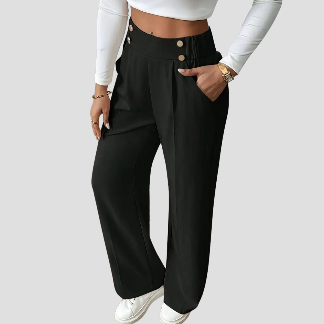 Vellison | Elegant High-Waisted Trouser