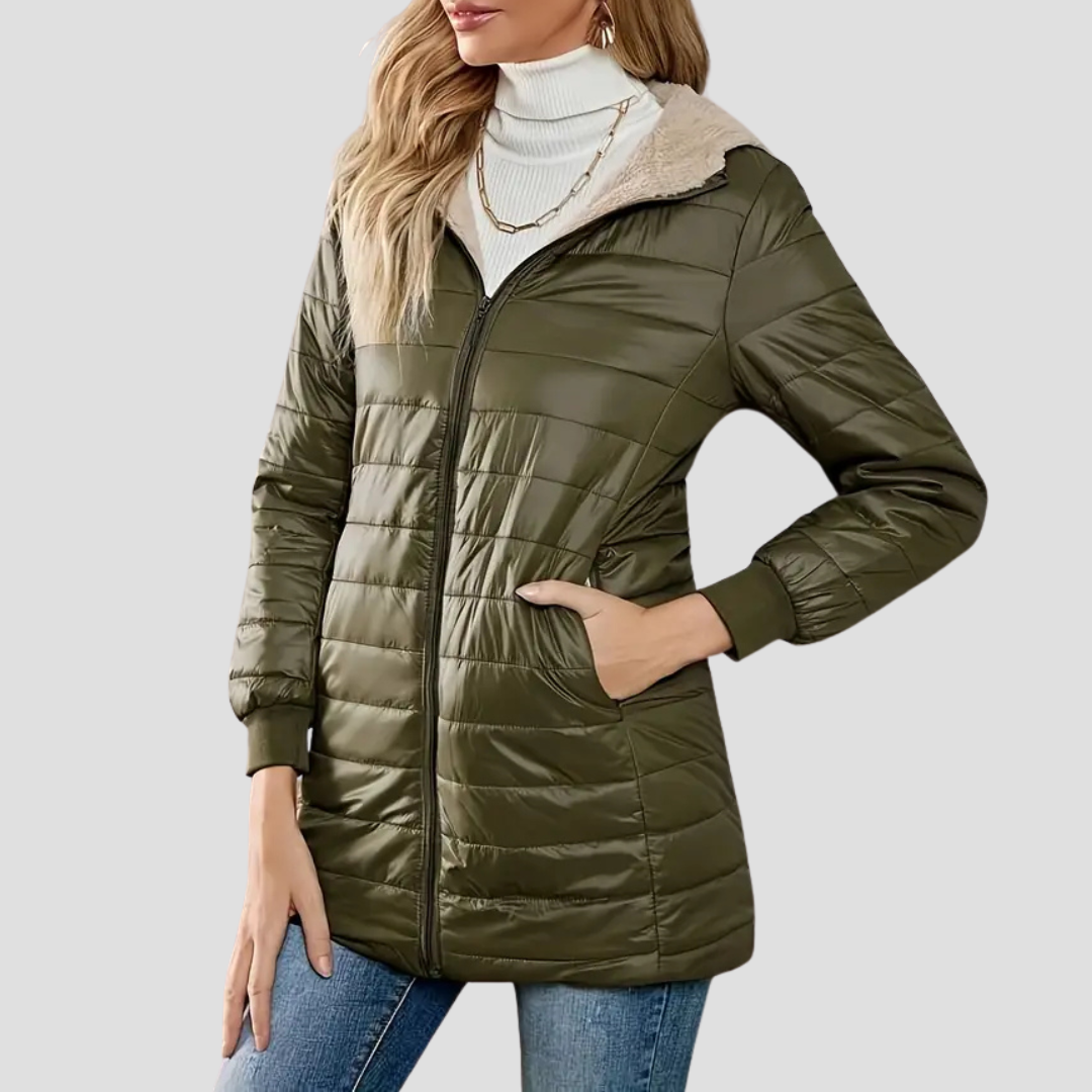 Vellison | Lined Puffer Coat