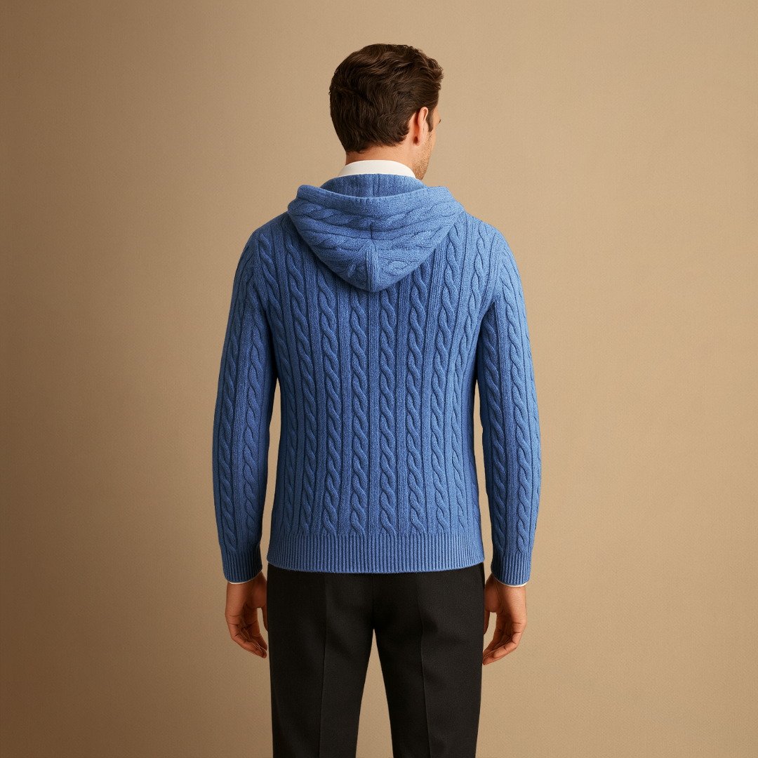 Vellison | Cashmere Hooded Cardigan