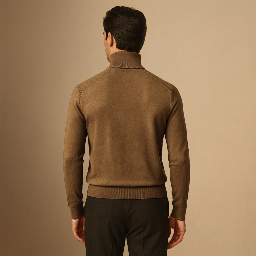 Vellison | Turtleneck Knit Pullover