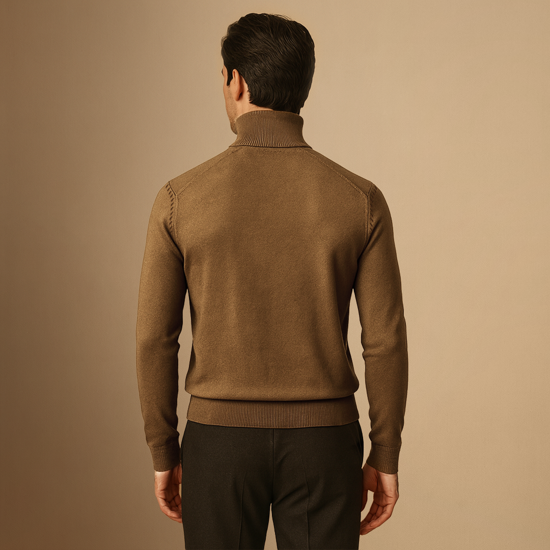 Vellison | Turtleneck Knit Pullover