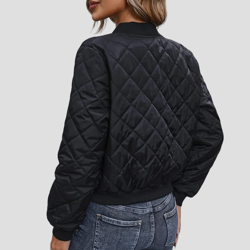 Vellison | Quilted Bomber Jacket