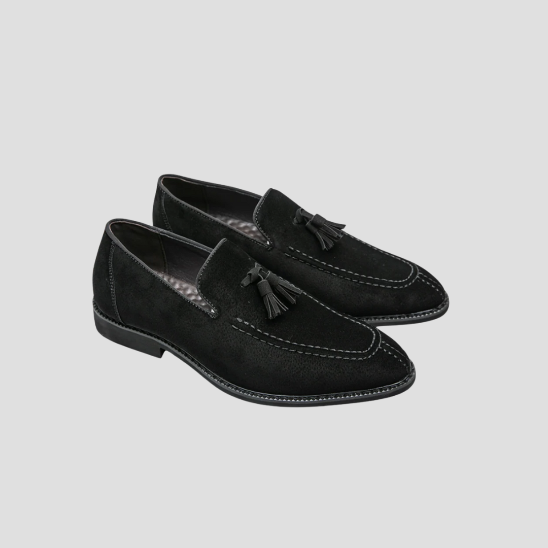 Vellison | Suede Tassel Loafers