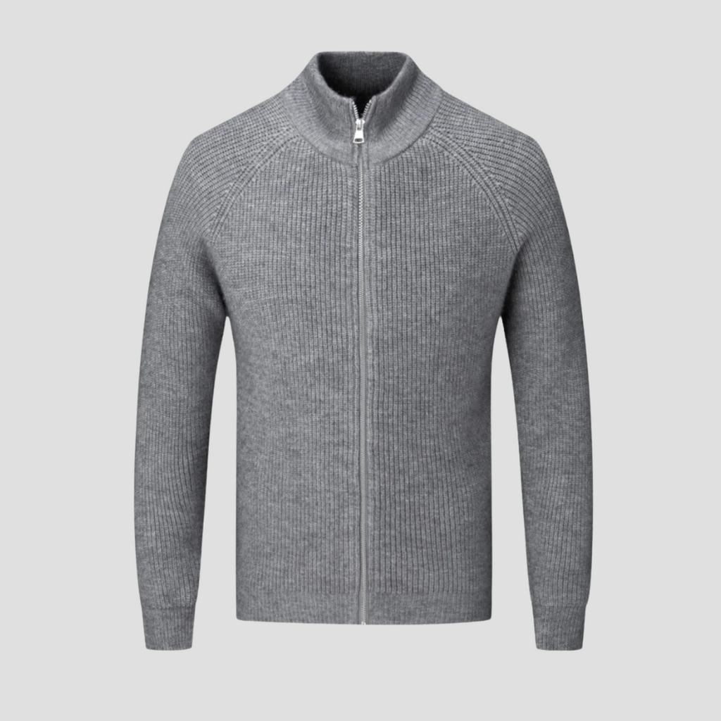 Vellison | Smart Knit Zip Cardigan