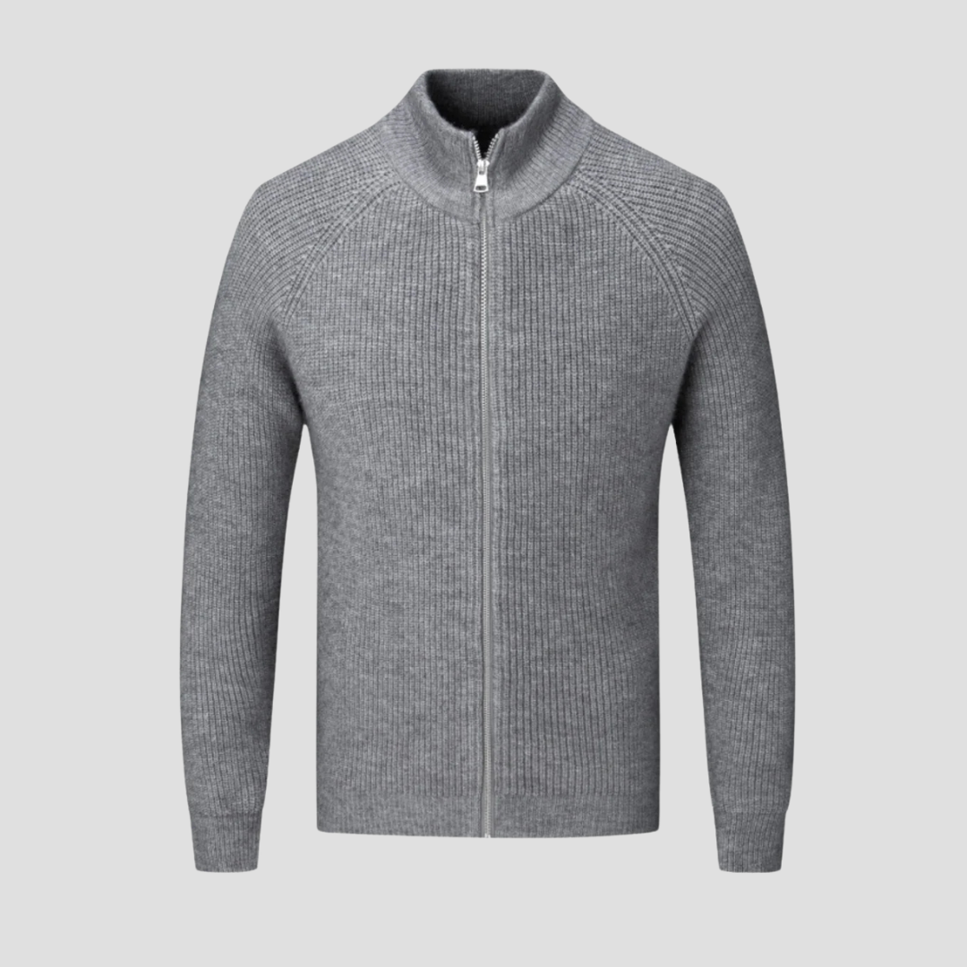 Vellison | Smart Knit Zip Cardigan