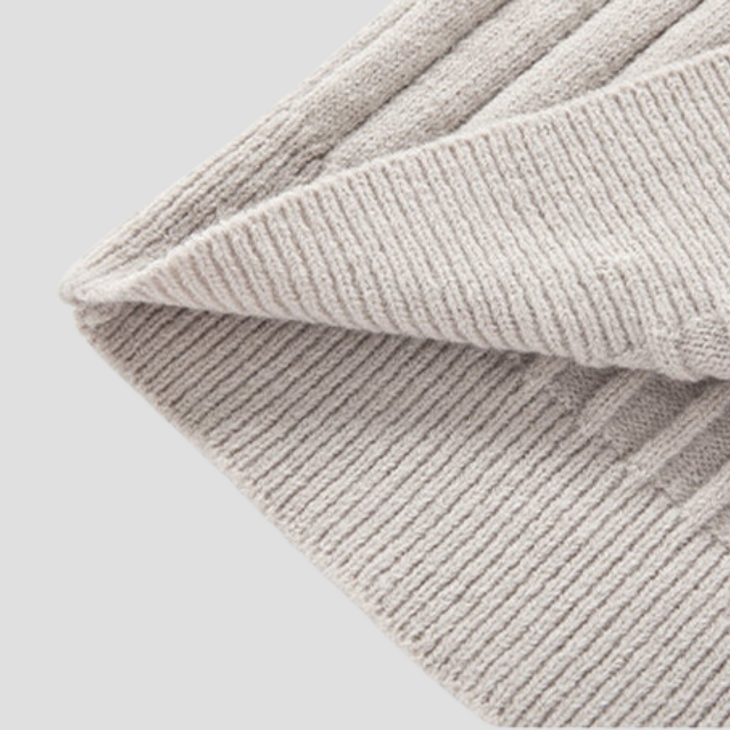 Vellison | Ribbed Half Zip Jumper