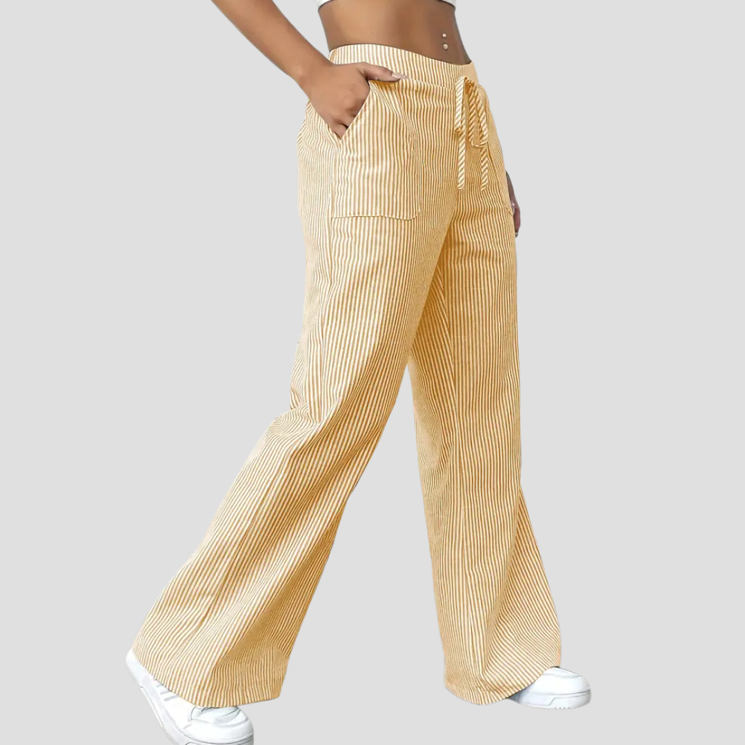 Vellison | Relaxed Striped Trousers