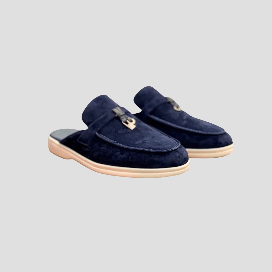 Vellison | Suede Mule Loafers