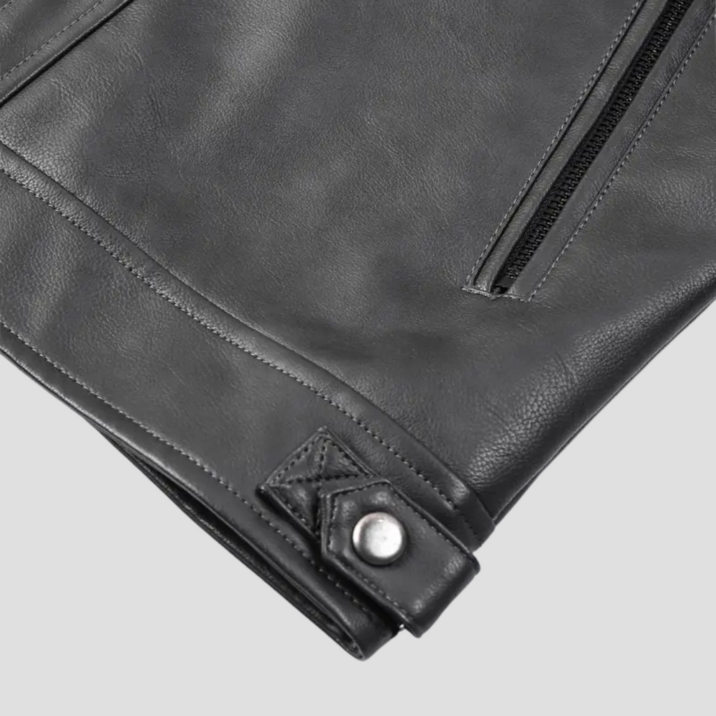 Vellison | Leather Biker Jacket