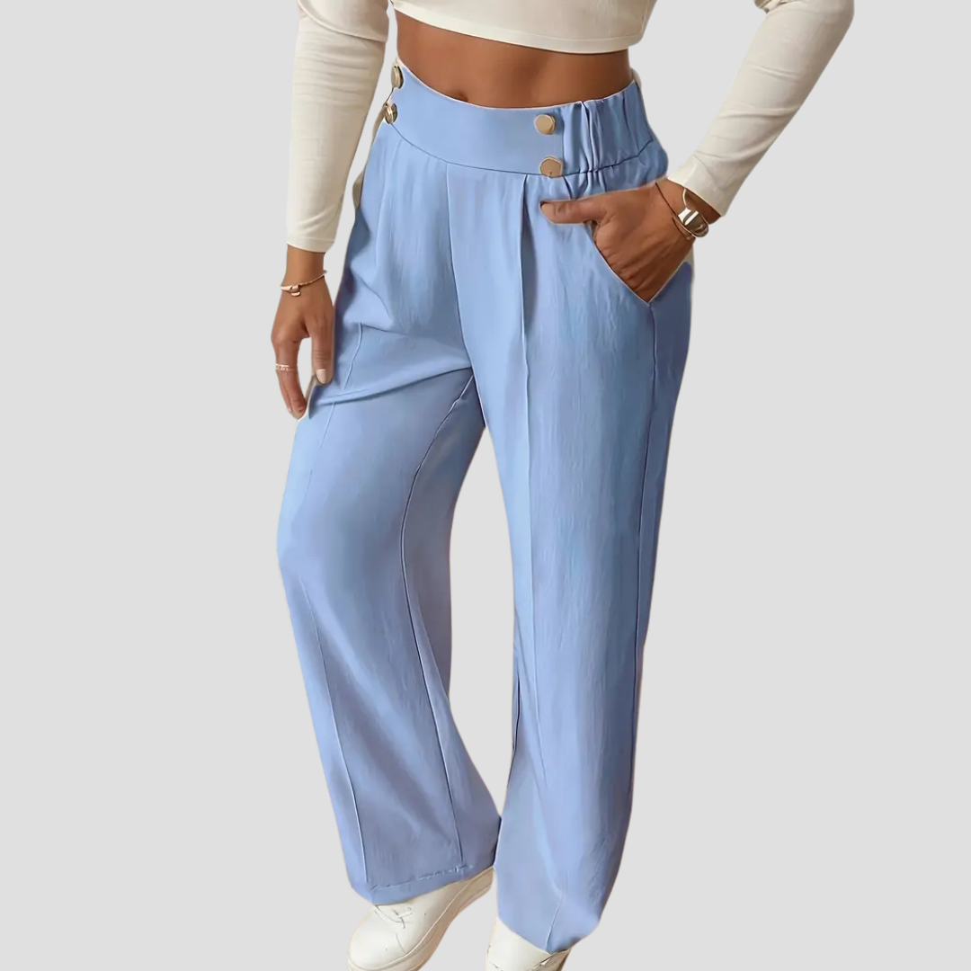 Vellison | Elegant High-Waisted Trouser