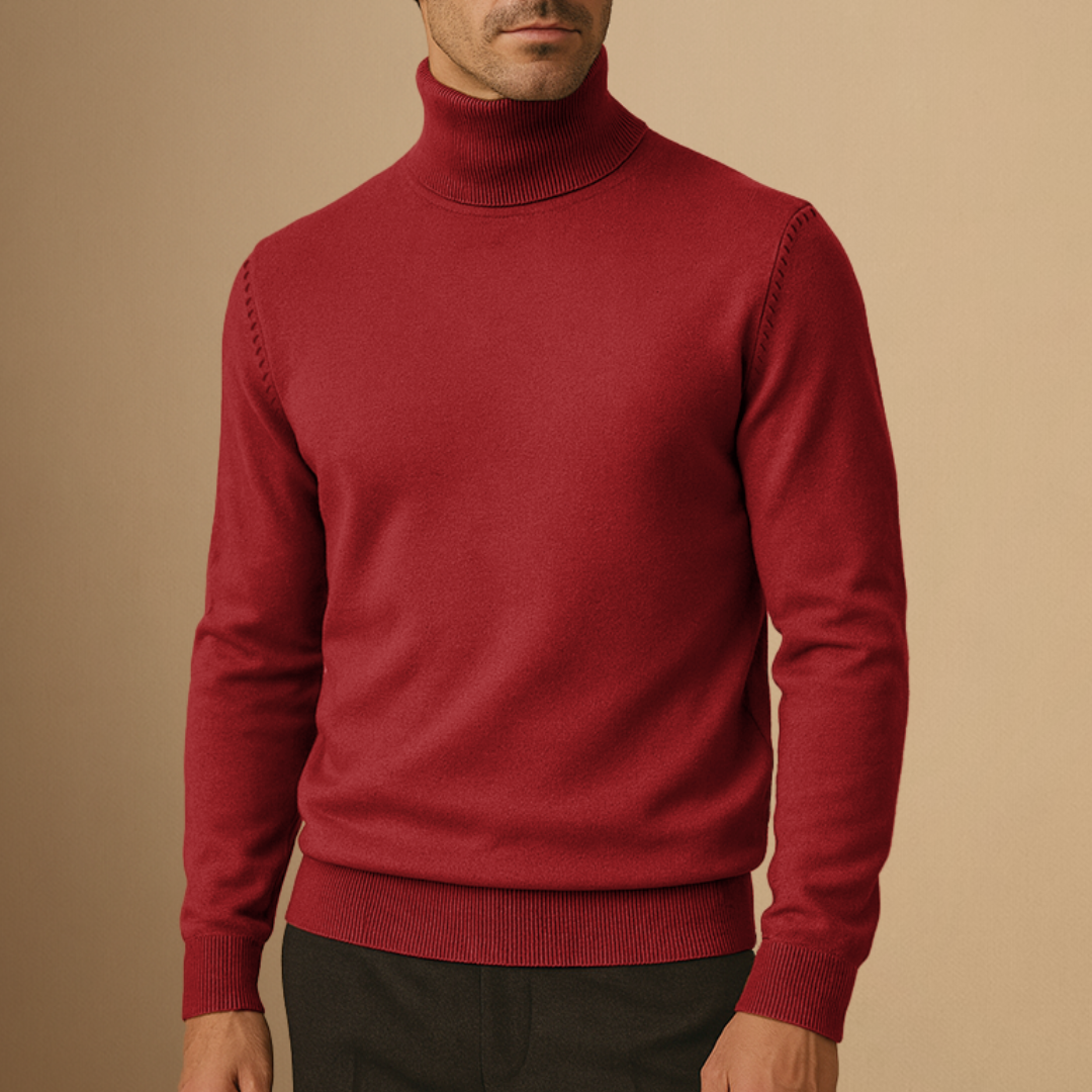Vellison | Turtleneck Knit Pullover