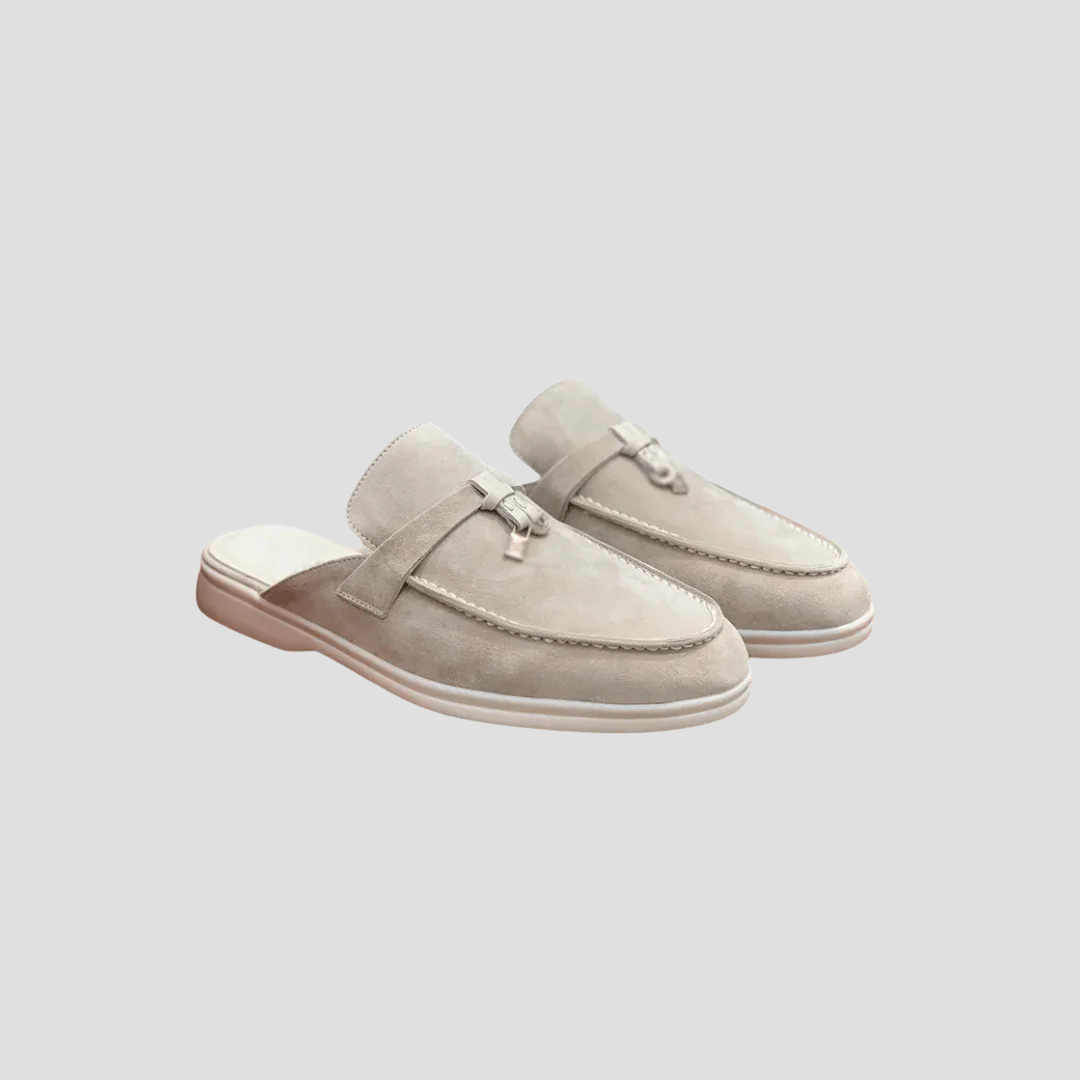 Vellison | Suede Mule Loafers