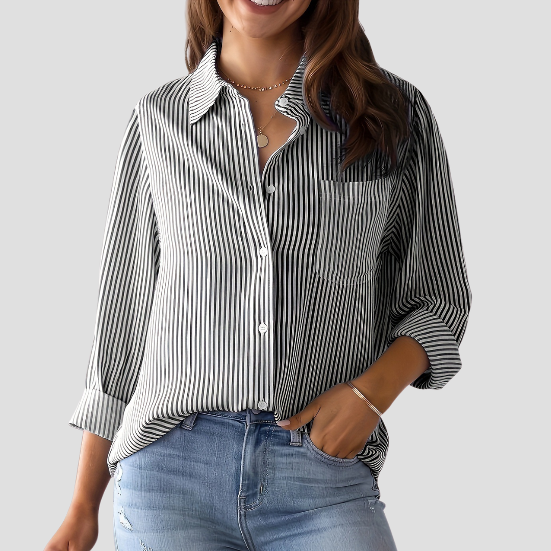 Vellison | Striped Blouse