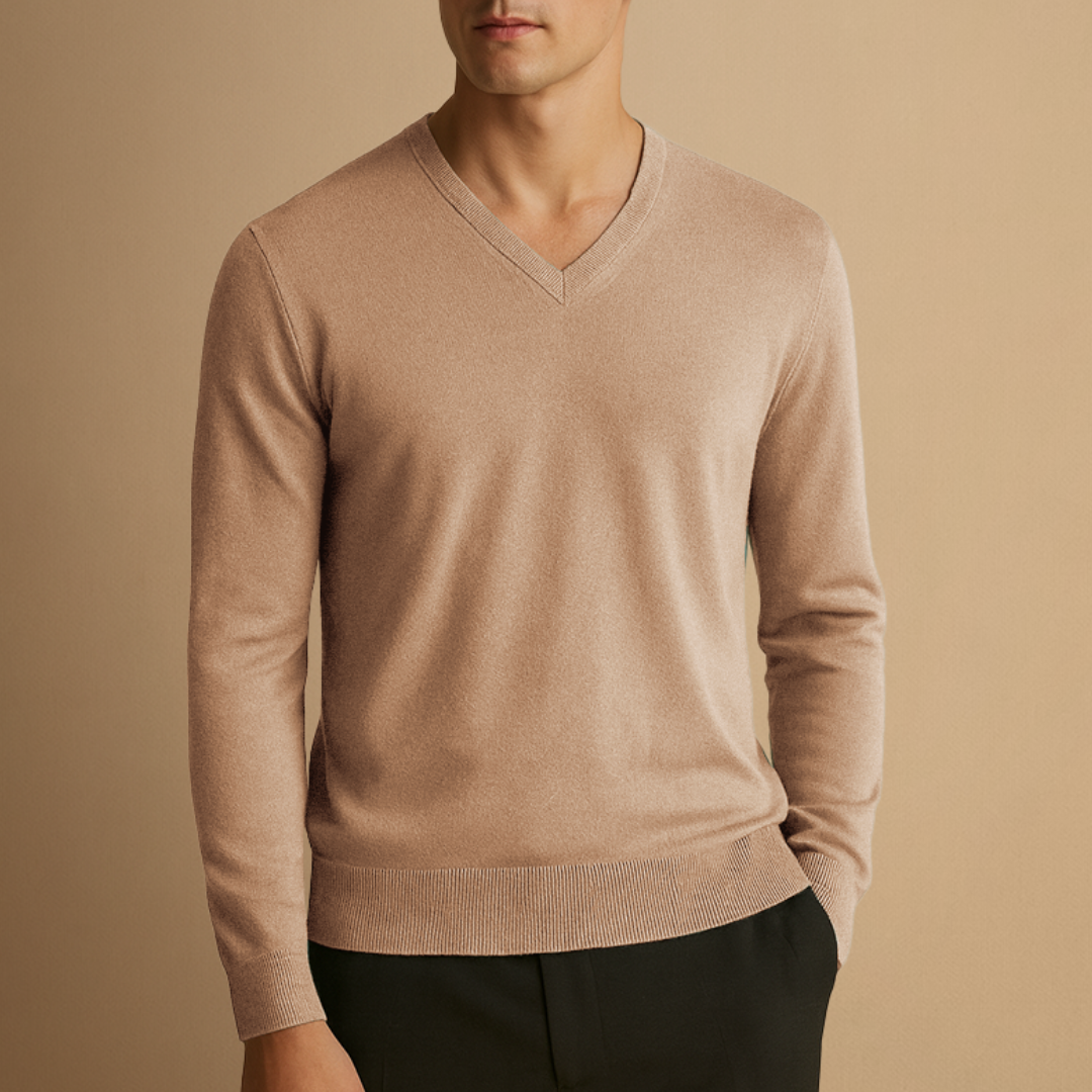 Vellison | Classic V-Neck Jumper