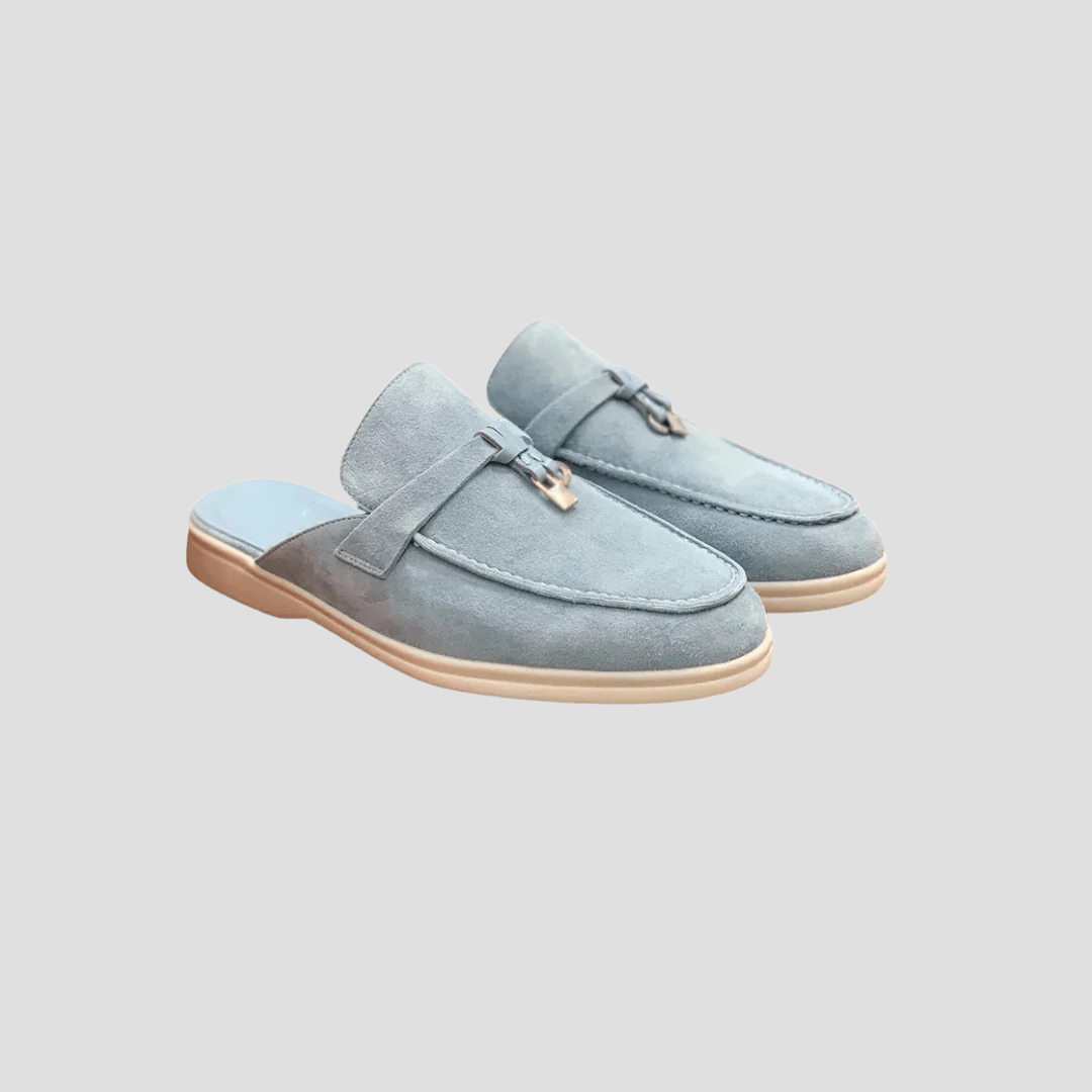Vellison | Suede Mule Loafers