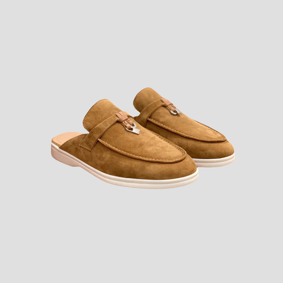 Vellison | Suede Mule Loafers