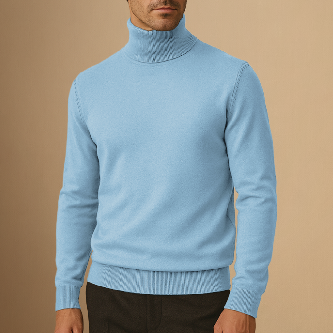Vellison | Turtleneck Knit Pullover