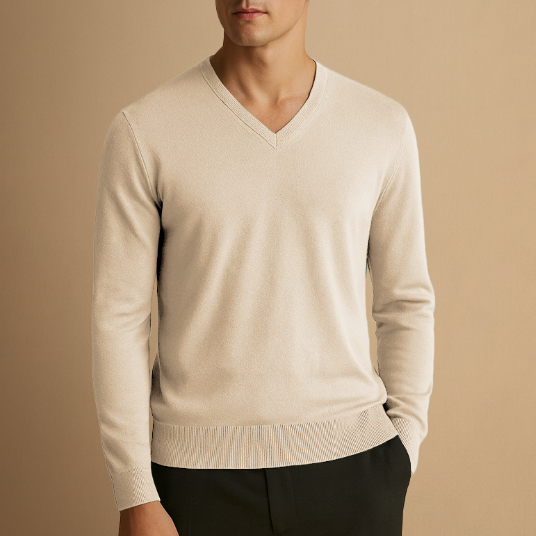 Vellison | Classic V-Neck Jumper