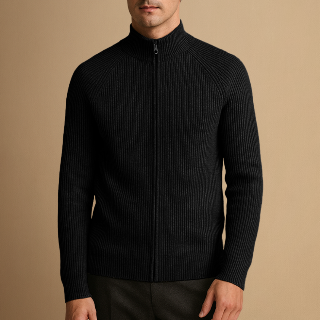 Vellison | Smart Knit Zip Cardigan