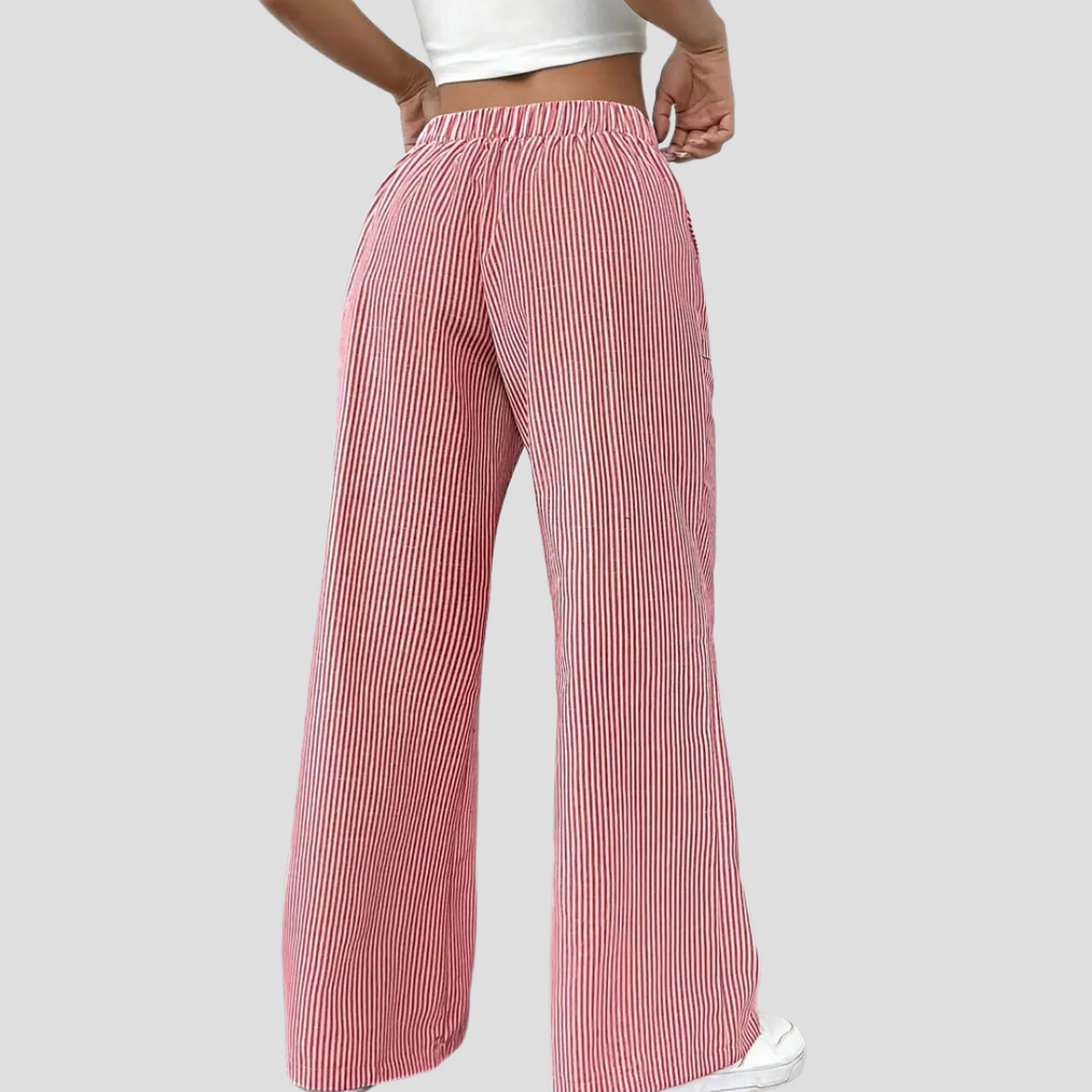Vellison | Relaxed Striped Trousers