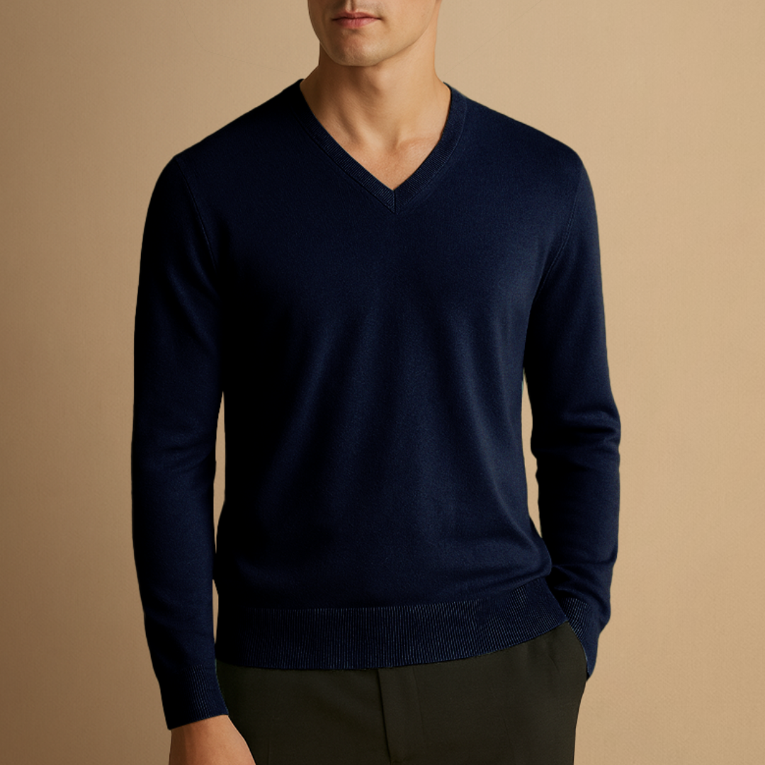 Vellison | Classic V-Neck Jumper