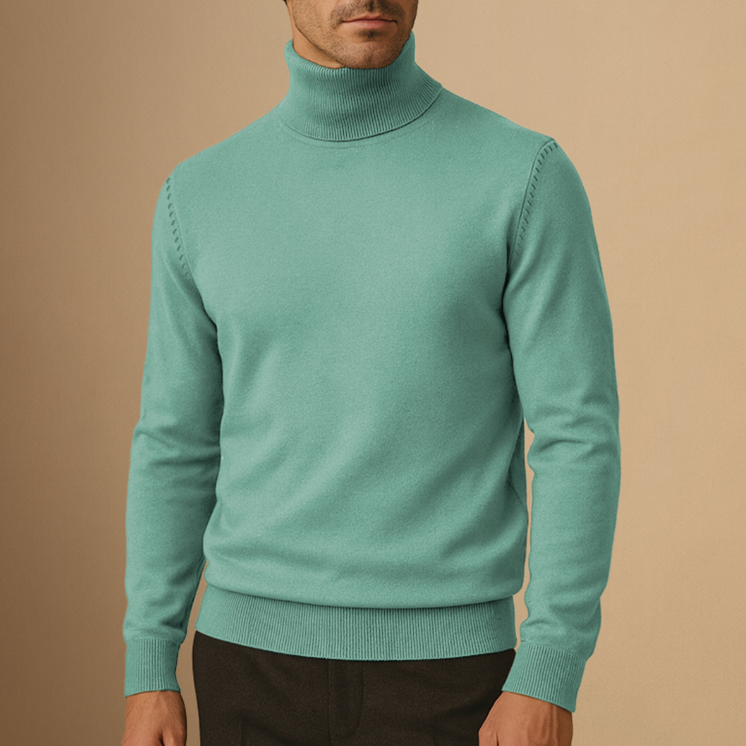 Vellison | Turtleneck Knit Pullover