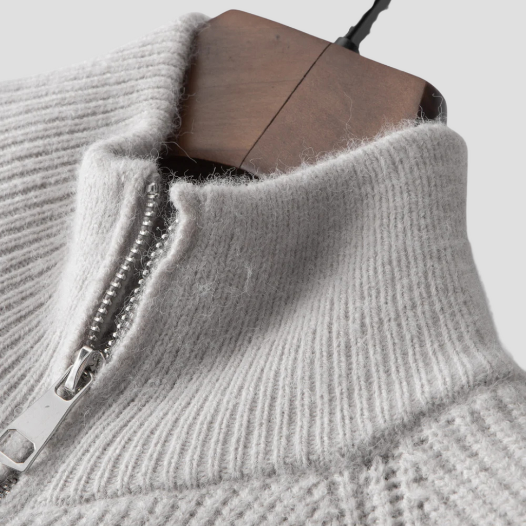 Vellison | Smart Knit Zip Cardigan