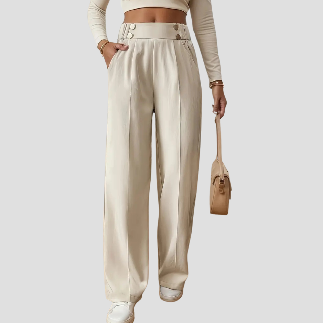 Vellison | Elegant High-Waisted Trouser