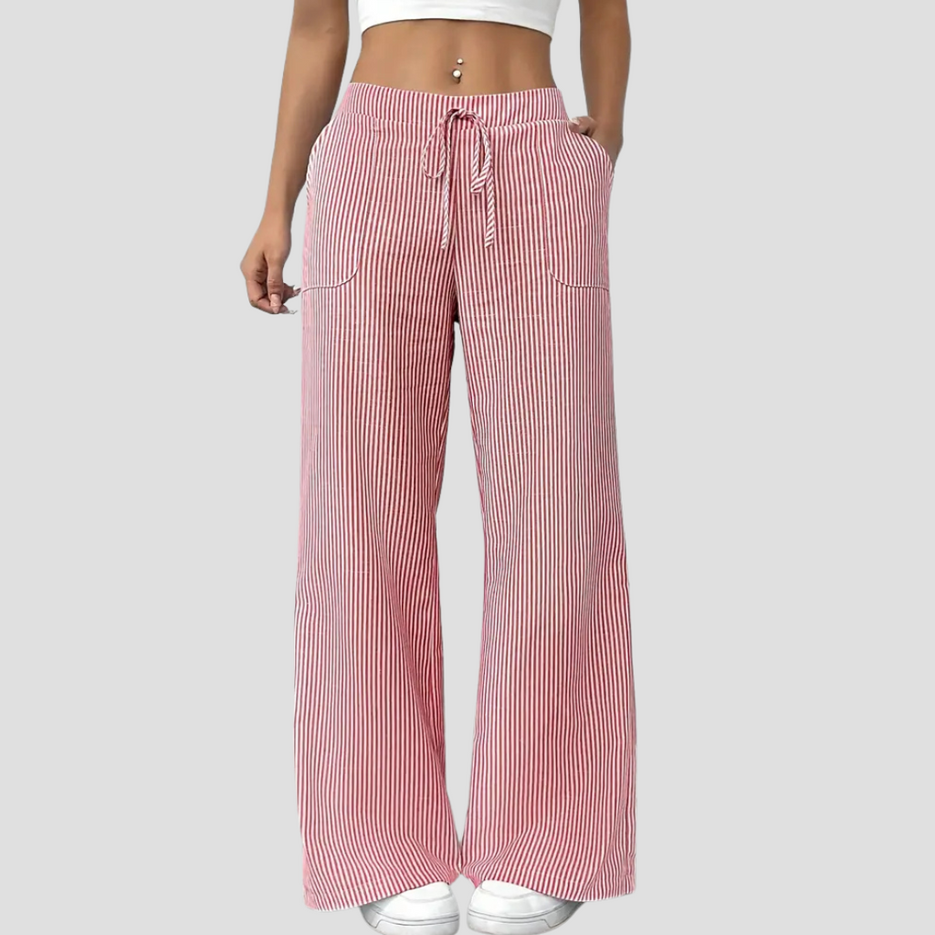 Vellison | Relaxed Striped Trousers