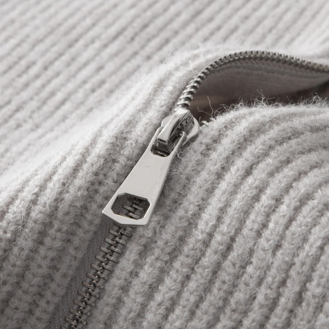 Vellison | Smart Knit Zip Cardigan