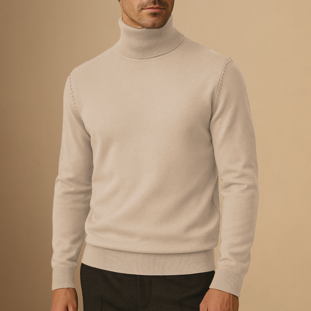Vellison | Turtleneck Knit Pullover