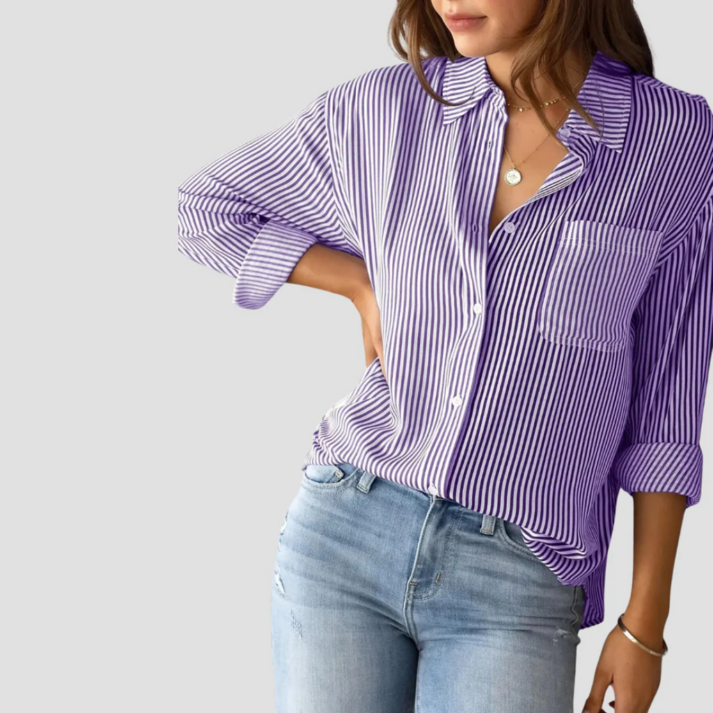 Vellison | Striped Blouse
